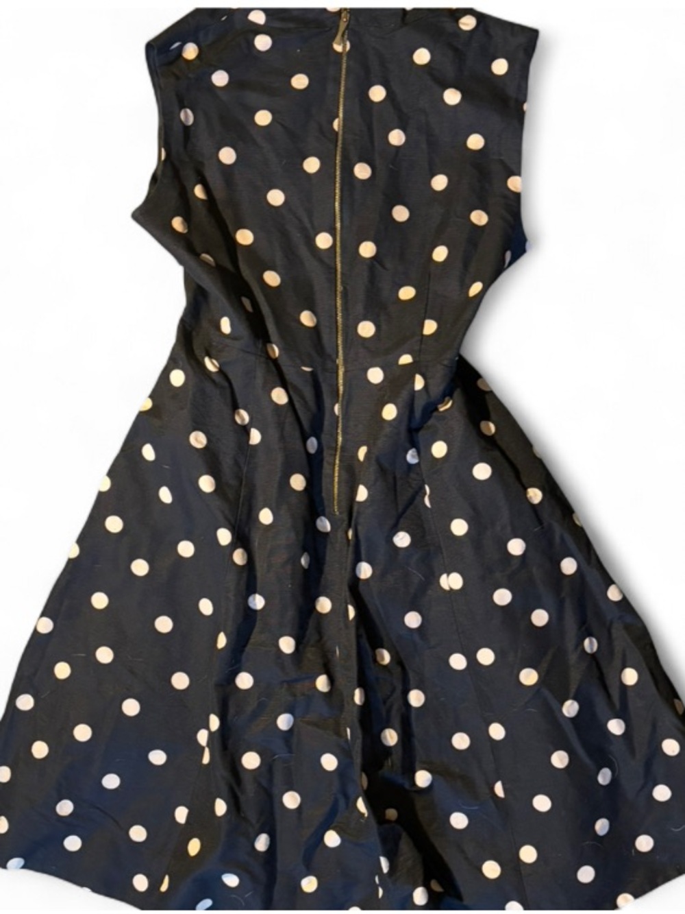 Kate Spade New York Polka Dot Fit & Flare Dress Size 14 - Picture 3 of 5